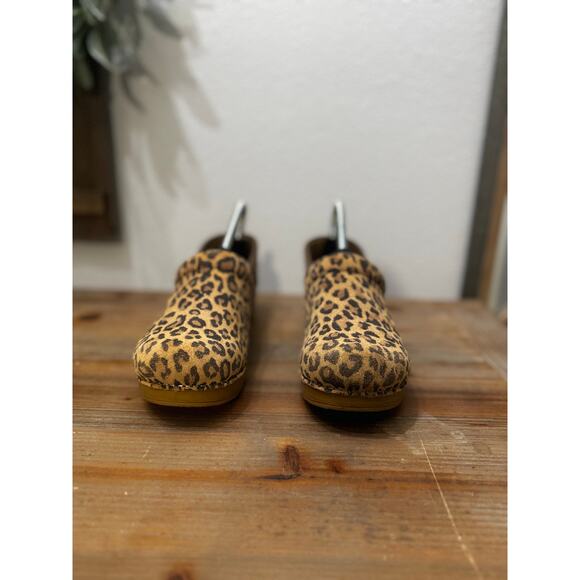 Dansko Shoes - Dansko Professional Leopard Suede Clogs size 39